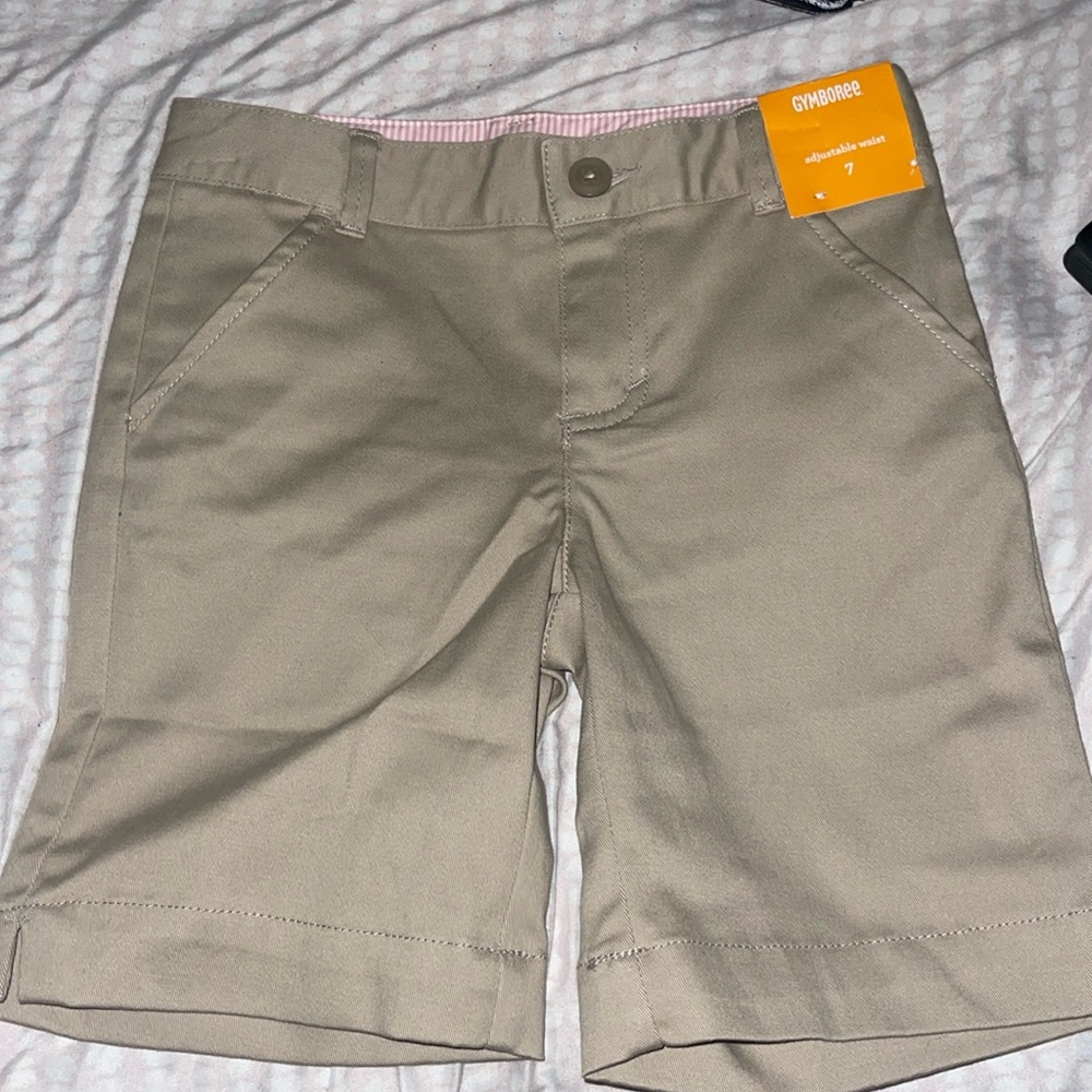 Girls khaki shorts Gymboree